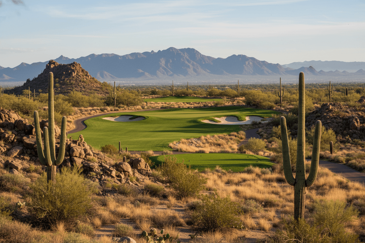 Champions Course desert hole