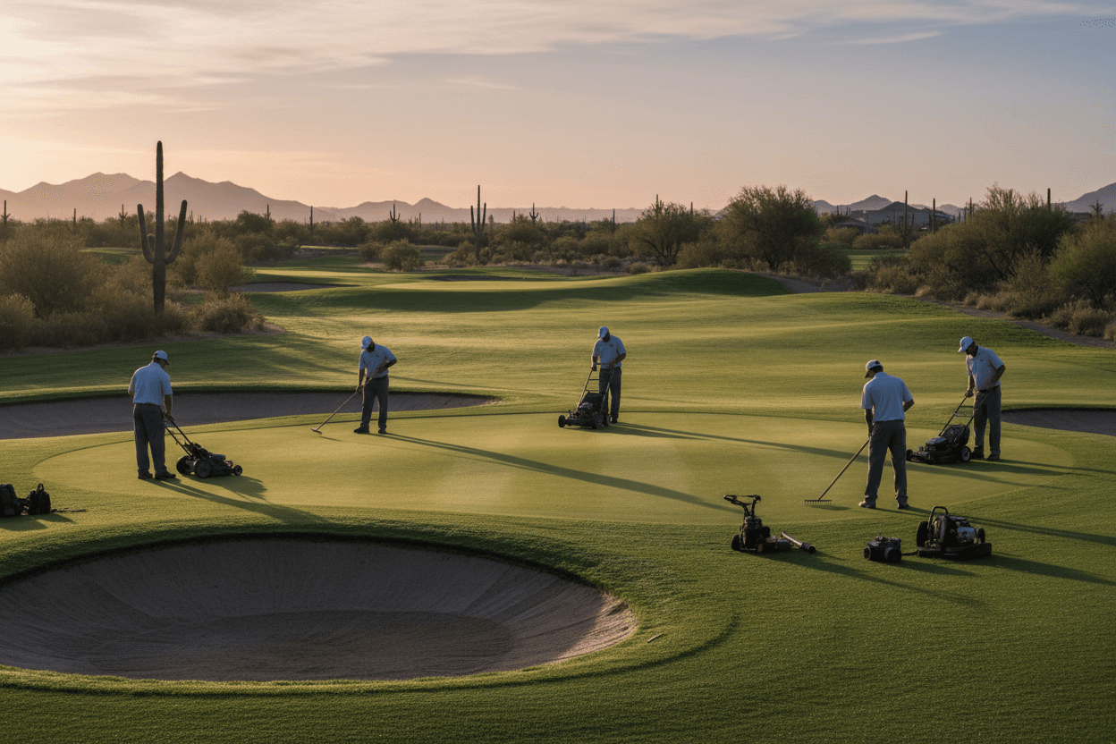 Champions Course maintenance